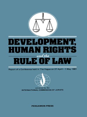 cover image of Development, Human Rights and the Rule of Law